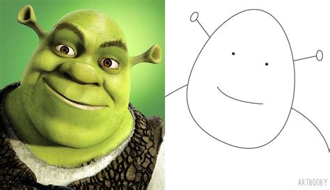 In honor of 19th anniversary, I decided to draw a portrait of Shrek. I ...