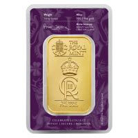 1 oz Royal Celebration Gold Bar | The Royal Mint | Silver Gold Bull Canada