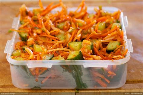 Korean Cucumber Kimchi Recipe | RecipeLand.com