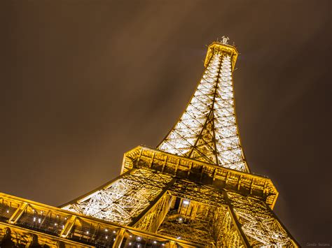 Champ de Mars, Eiffel Tower, Night, 2K, Paris HD Wallpaper