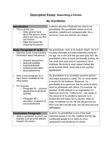 Descriptive Essay - 52+ Examples, How to, PDF