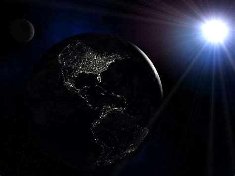 Earth at Night Wallpaper - WallpaperSafari