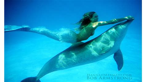 Hannah Fraser, a real life mermaid, swims with sharks and whales to ...