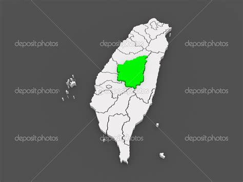 Map of Nantou County. Taiwan. Stock Photo by ©Tatiana53 49595145