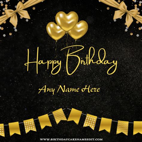 Happy Birthday Card With Name Free Download - Birthday Card Images