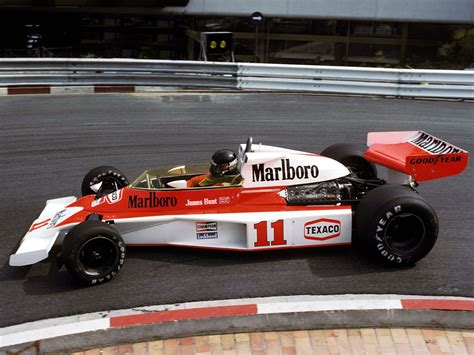 James Hunt, McLaren M23, 1976 | James hunt, Mclaren, Monaco grand prix