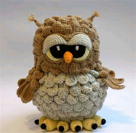 Pin by Caterina on gufetti | Owl crochet patterns, Owl crochet pattern ...