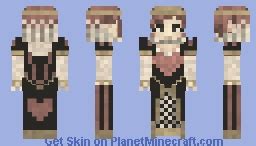 Queen of Hearts (but muted colors) Minecraft Skin