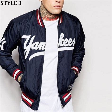 Navy Satin NY Yankees Baseball Jacket - Jacket Makers