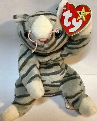 Ty Original Beanie Babies - PRANCE the Tabby Cat - RARE - PVC | eBay | Original beanie babies ...