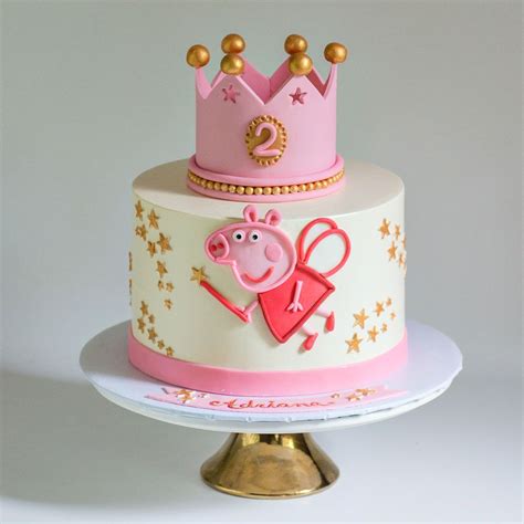 Peppa Pig fairy princess cake in 2020 | Birthday cake kids, Fairy birthday cake, Cake works