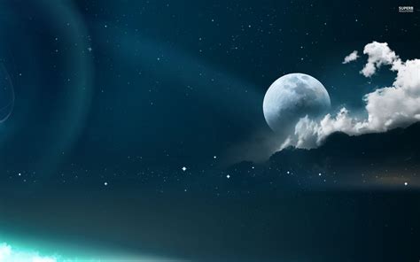 Beautiful Full Moon wallpaper | 2560x1600 | #29340