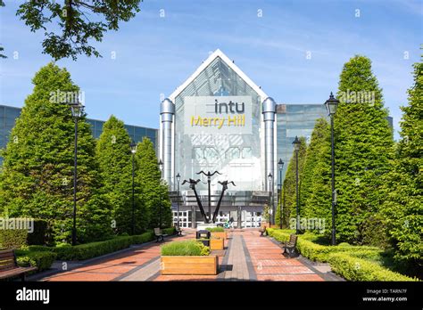 Entrance to Intu Merry Hill Shopping Centre, Brierley Hill, West Midlands, England, United ...