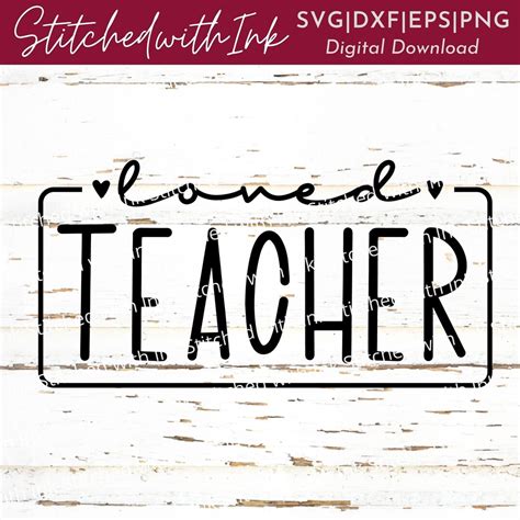 Teacher Valentine Svg, Loved Teacher Svg, Teacher Shirt Svg, Valentine Svg, Blessed Teacher Svg ...