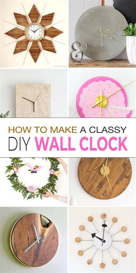 How to Make a Clock (Classy DIY Clock Ideas) • OhMeOhMy Blog