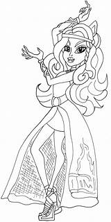 Free Printable Monster High Coloring Pages Clawdeen Haunt The Casbah  sketch template