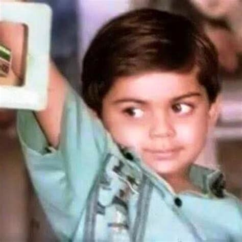 Virat Kohli in his childhood