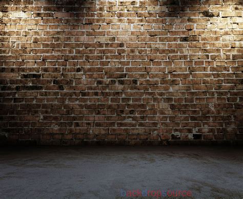 Redwood Brick Wall Print Photography Backdrop