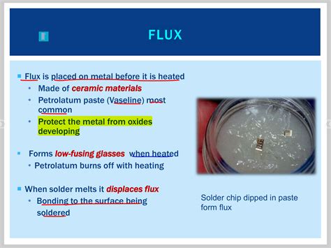 flux and soldering | Ceramic materials, Flux, Surface