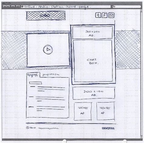 20 Inspiring Examples of Web and Mobile Wireframe Sketches – Speckyboy | Wireframe sketch ...