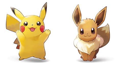 Pikachu and Eevee HD Wallpaper - Let's Go