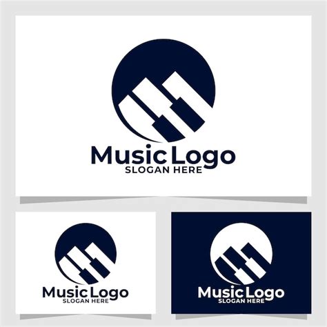 Premium Vector | Music logo vector design template