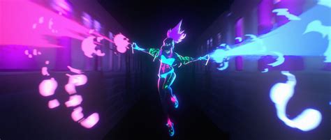 KDA Akali Neon Wallpapers - Wallpaper Cave