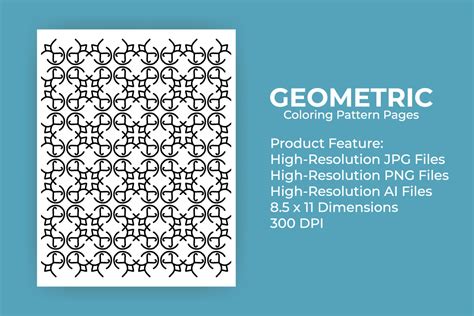 Geometric Coloring Digital Pattern Graphic by abdussamad · Creative Fabrica