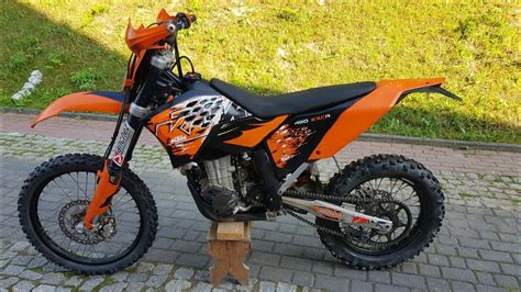 KTM EXC 450 R 2008 Enduro Akrapovic off road Review - YouTube