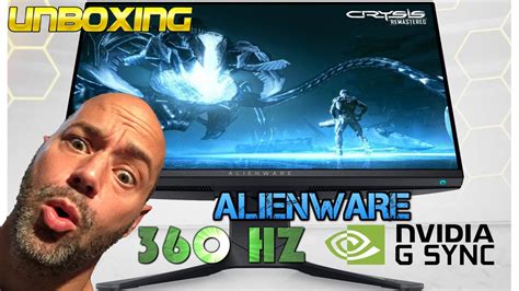 Unboxing Alienware AW2521H IPS 360hz G-Sync - YouTube