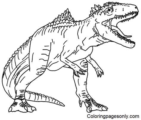 Giganotosaurus Coloring Pages Printable for Free Download