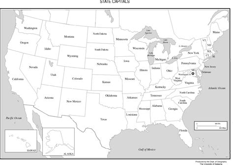 Printable USA Blank Map PDF