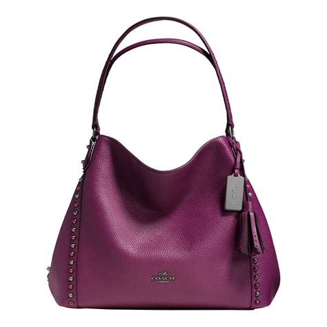 Coach Edie 31 Shoulder Bag in Purple | Lyst