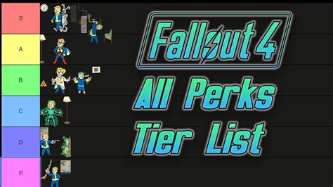 Fallout 4 Perks Tier List Maker Tierlists Com - vrogue.co