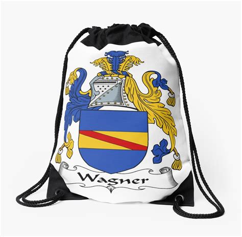 "Wagner Coat of Arms / Wagner Family Crest" Drawstring Bag by IrishArms ...