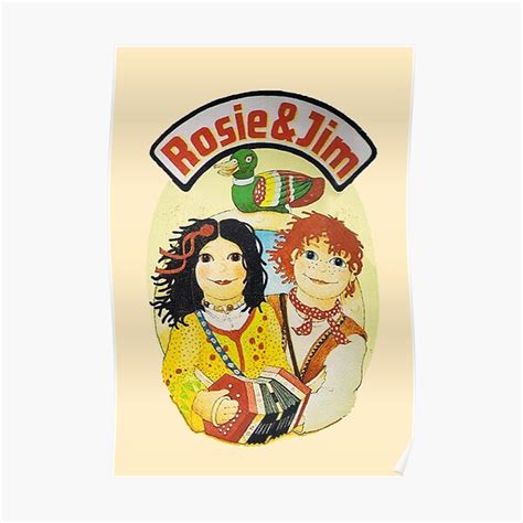 "Rosie and Jim rag dolls" Poster by oldschool-kids | Redbubble