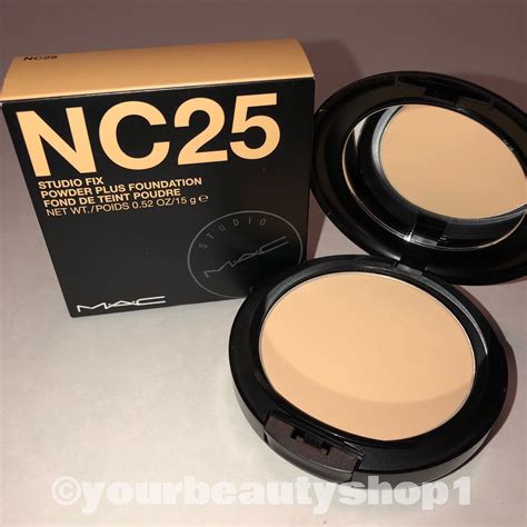 New MAC Studio Fix Powder Plus Foundation NC25 100% Authentic | eBay