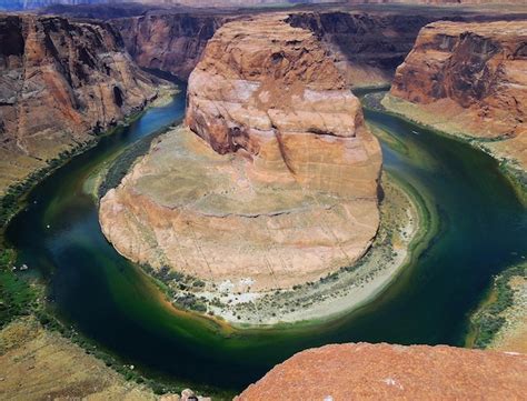 Premium Photo | Aerial view of horseshoe bend