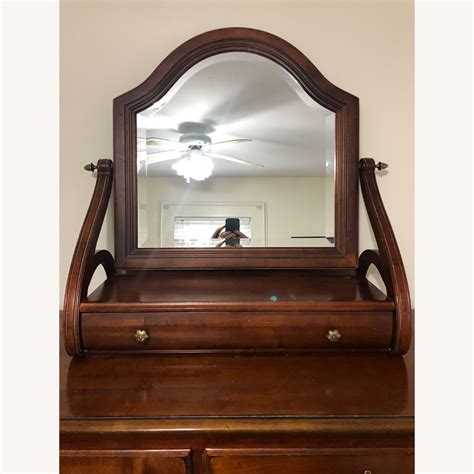 Ethan Allen Dresser with Mirror with Drawers - AptDeco