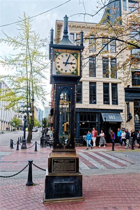 Gastown Vancouver Steam Clock Editorial Photo - Image of leisure ...