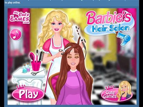 Barbie Games - Makeover Hair Games For Barbie - YouTube