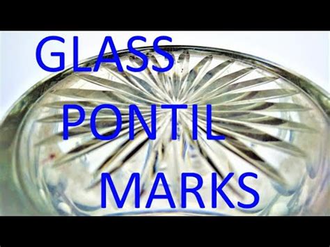 Glass Pontil Marks - YouTube