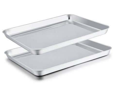 Best Teamfar Pure Stainless Steel Baking Sheet 12X10x1 With Cooling Rack - Get Your Home