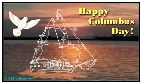 Happy Columbus Day! Free Columbus Day eCards, Greeting Cards | 123 Greetings