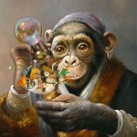 Year of the Fire Monkey | Monkey art, Animal portraits art, Surreal art