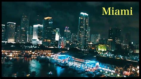 Downtown Miami: Most-See Attractions at Night by Drone - YouTube