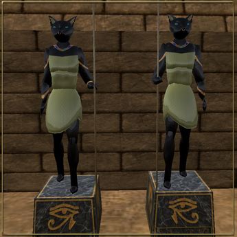 Second Life Marketplace - Bast Statues - copyable pair for your Egyptian club/home/temple