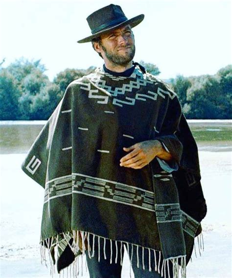 Fistful of Dollars Clint Eastwood Poncho | Man With No Name Poncho - Jacket Makers