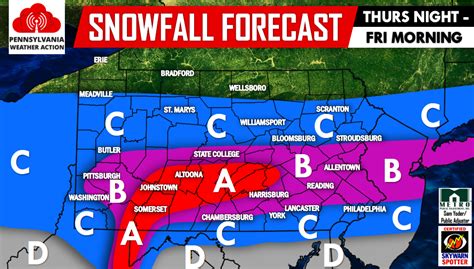 First Call Snow Forecast Thursday Night into Friday Morning – PA ...