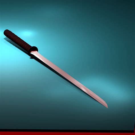 Samurai sword 3d model